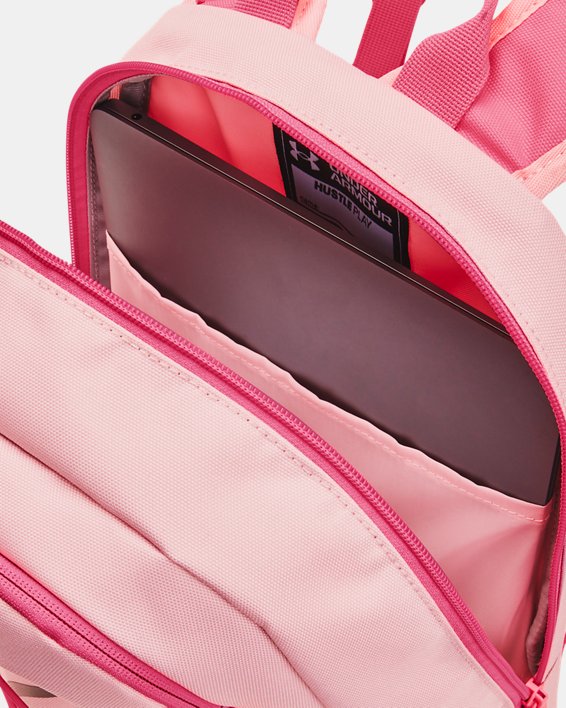 UA Hustle Play Backpack, Pink, pdpMainDesktop image number 3